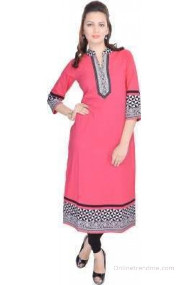 Fab Rajasthan Casual Embellished Women's Kurti